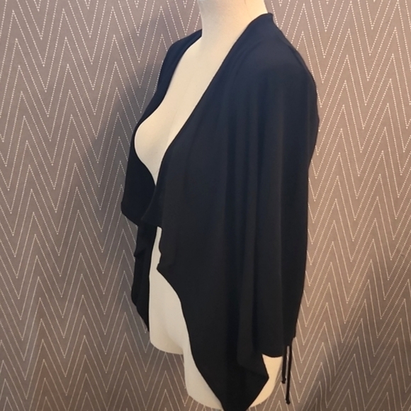 JUNIORS Planet Gold black lightweight cardigan size Large - Picture 6 of 9